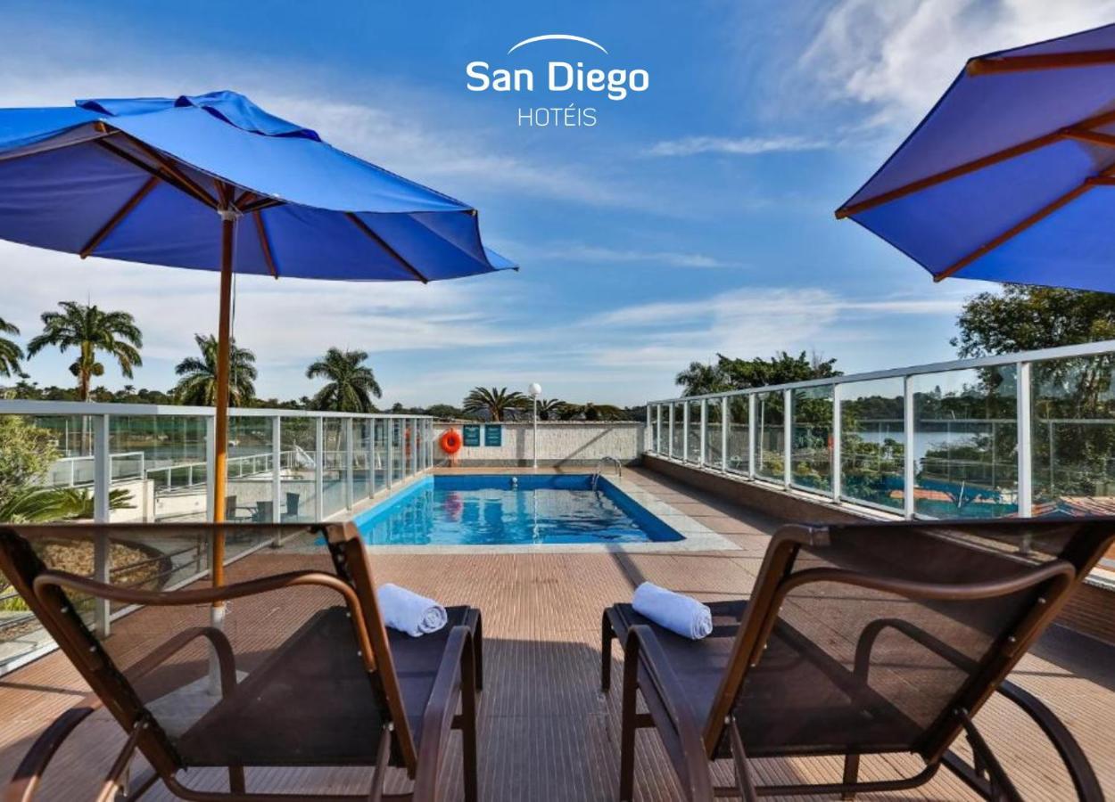 San Diego Suites Pampulha Hotel - Oficial 贝洛哈里桑塔 外观 照片